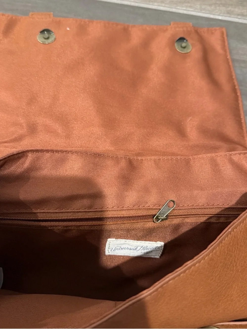 Universal Thread Tan/Brown Faux Leather Crossbody Backpack